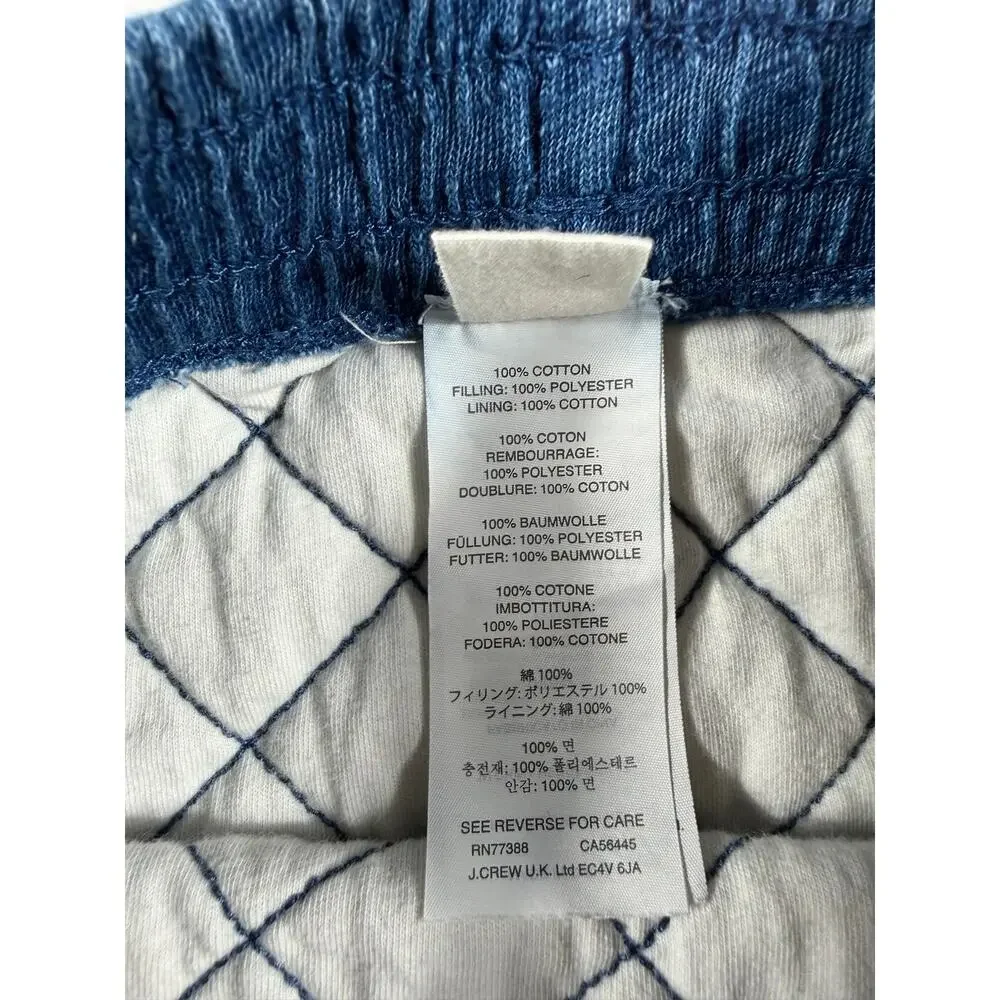 Crewcuts Quilted Cotton Skirt Blue Size 4/5